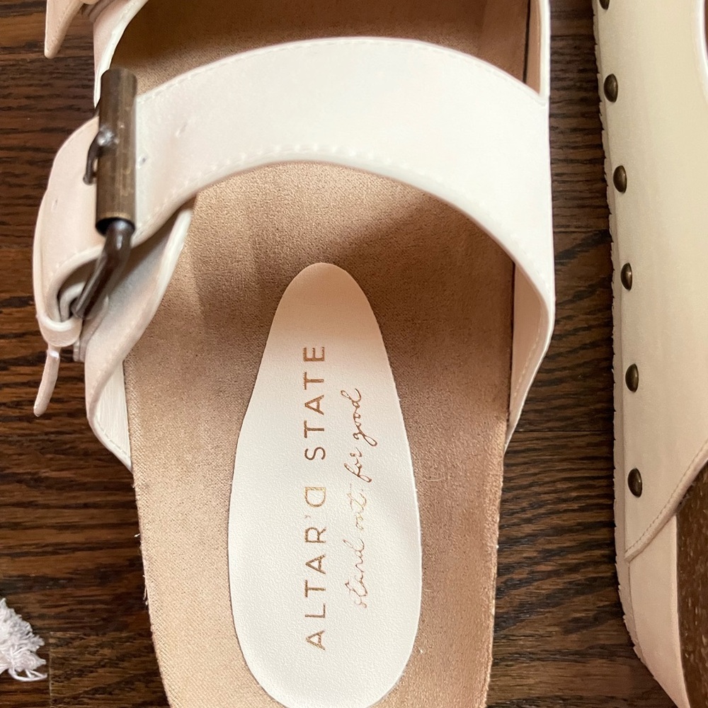 Altar'd State Off-White Women's Sandals